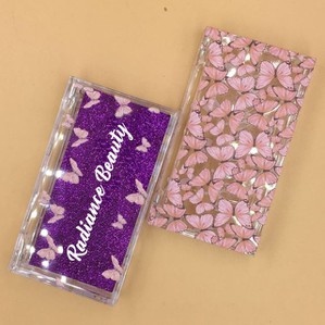 Estuche de pestañas de mariposa